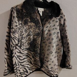 Vintage Cedar Canyon Animal Print jacket Size M